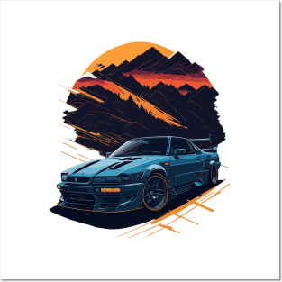 Nissan GTR R32 JDM Classic Car Posters and Art